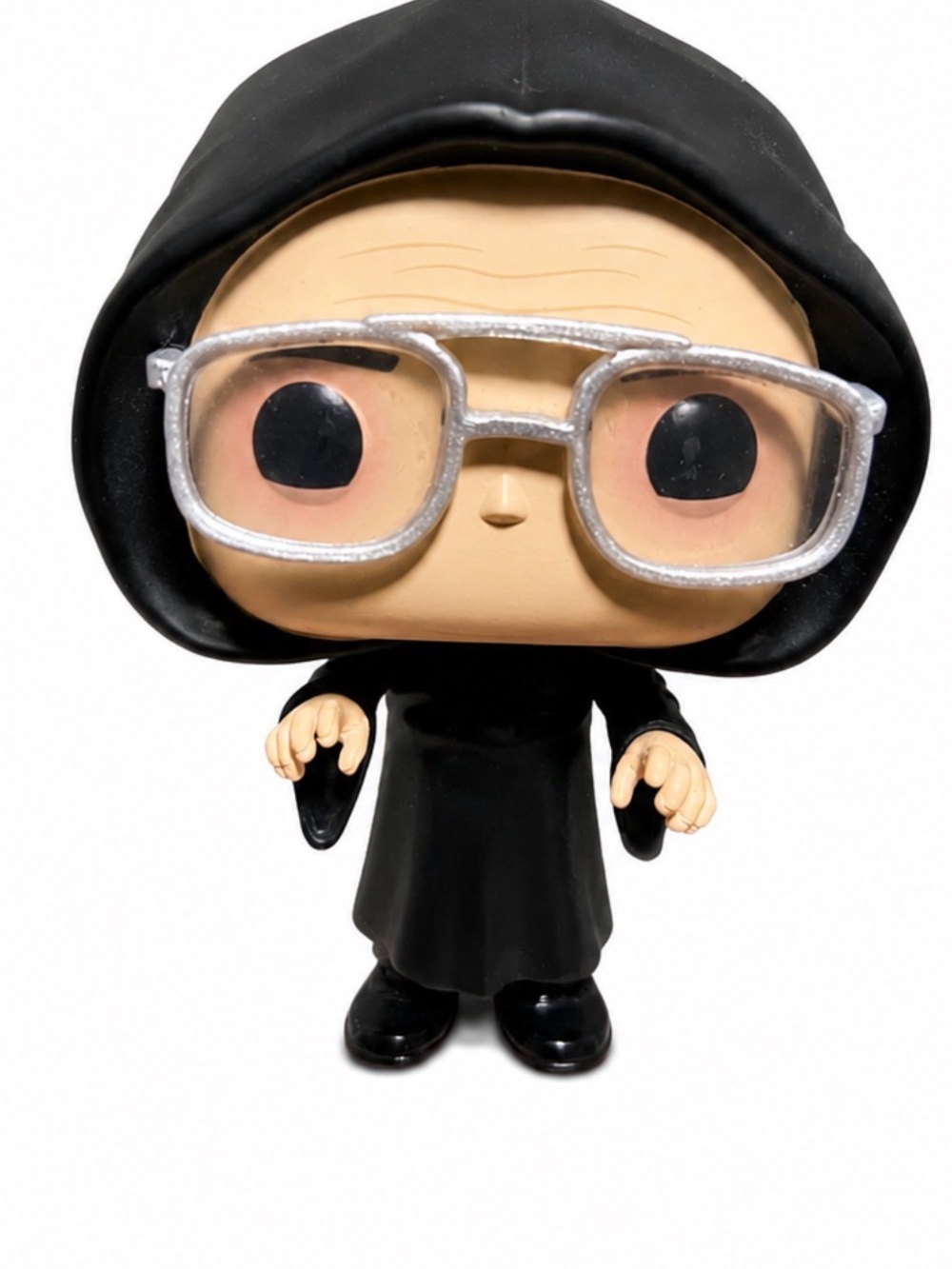 Funko Pop! Black Hooded Figure with Silver Glasses